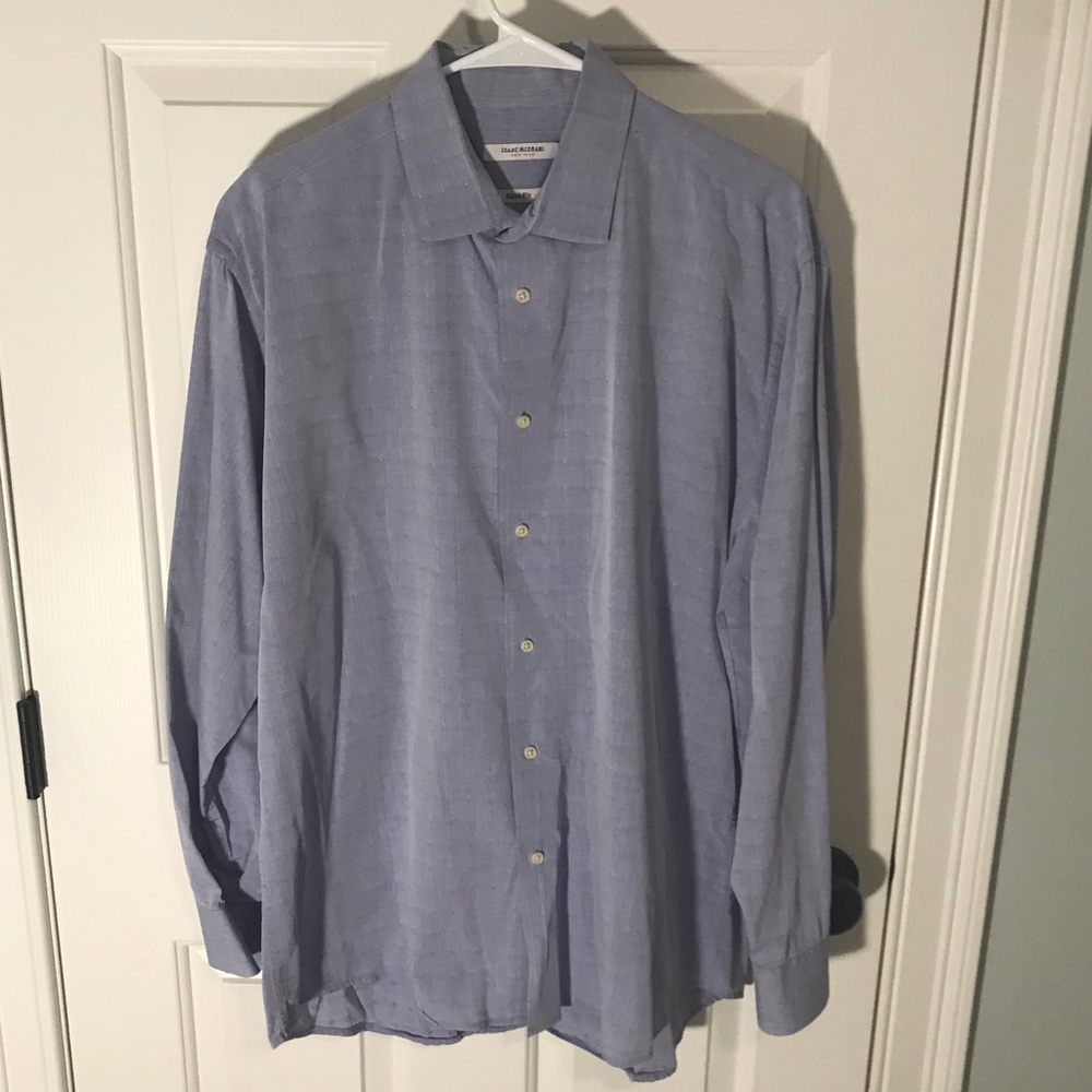 Isaac Mizrahi Button Down Slim Fit  17 34/35